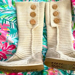Knit ugg boots